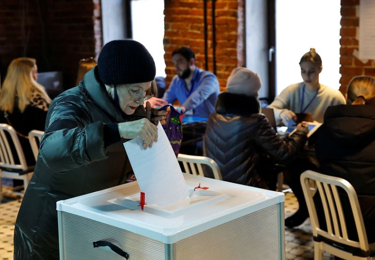 Election présidentielle 2024 à Moscou, Russie