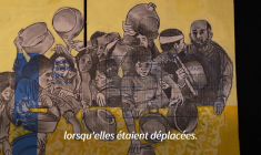 Réalisées sur des cartons d'aide, les toiles d'un artiste gazaoui exposées à travers l'Europe