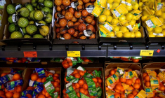 Des fruits frais en vente dans un magasin à Londres