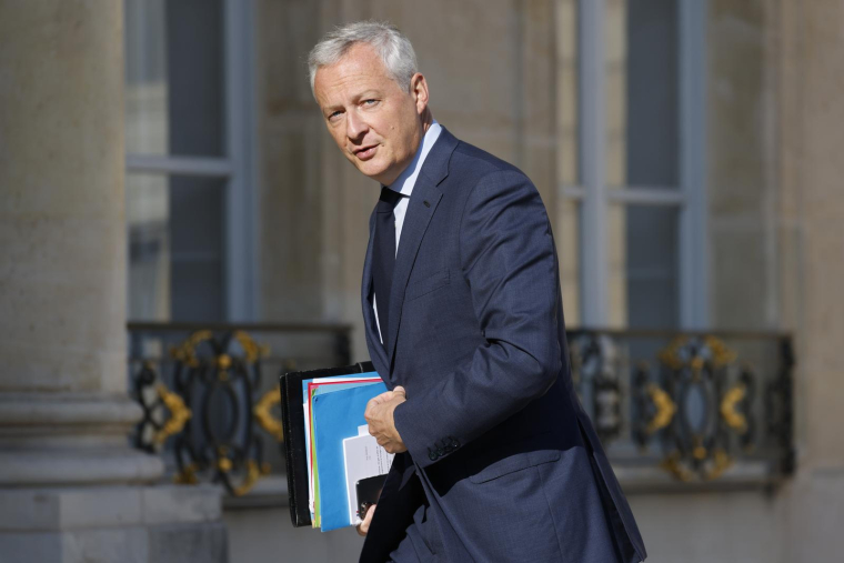 Bruno Le Maire à Paris le 31 août 2022. ( AFP / Ludovic MARIN )