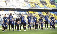 L'Inter Milan en ligne avant un match