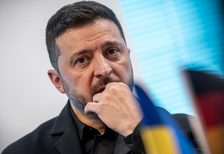 Volodymyr Zelensky à Ankara, en Turquie, le 7 juillet 2026. ( POOL / MICHAEL KAPPELER )