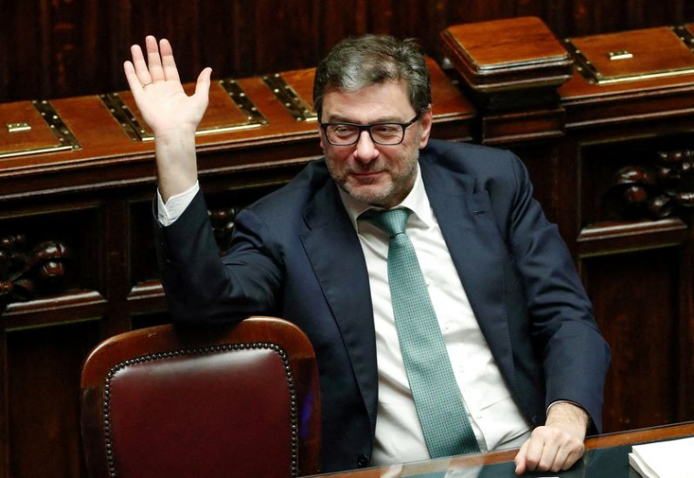 Le ministre italien de l'économie, Giancarlo Giorgetti