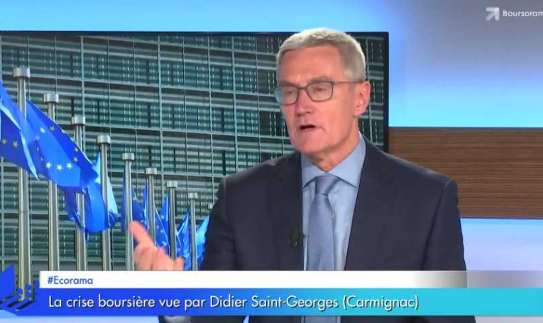 « Les marchés ne peuvent pas remonter à court terme ! »  Didier Saint-Georges