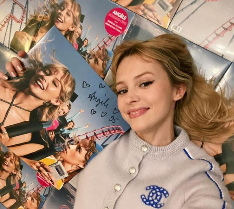 Quatre artistes qui finissent l’année sur les chapeaux de roue crédit photo : Capture d’écran Intagram @angele_vl