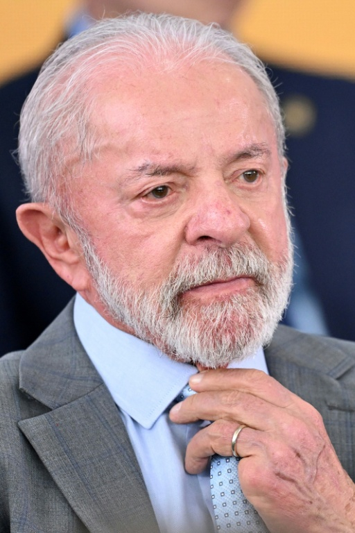 Le président brésilien Luiz Inacio Lula da Silva à Brasilia le 14 avril 2026 ( AFP / Evaristo Sa )