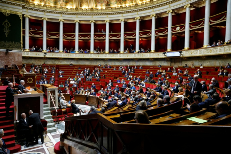 L'Assemblée nationale lors d'une session de questions au gouvernment, à Paris le 13 on novembre 2024 ( AFP / Ludovic MARIN )