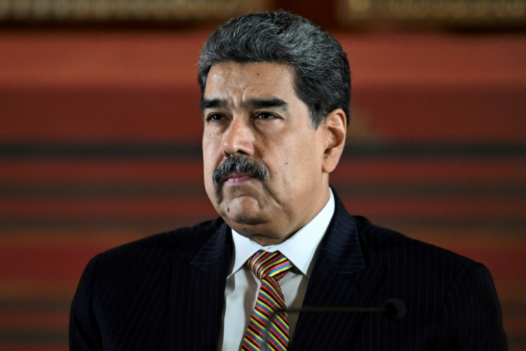 Le président du Venezuela Nicolas Maduro, le 22 août 2025 à Caracas  ( AFP / Juan BARRETO )