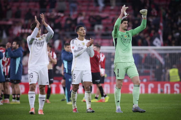 Courtois et Nadal ont affronté Bellingham et Sinner au tennis