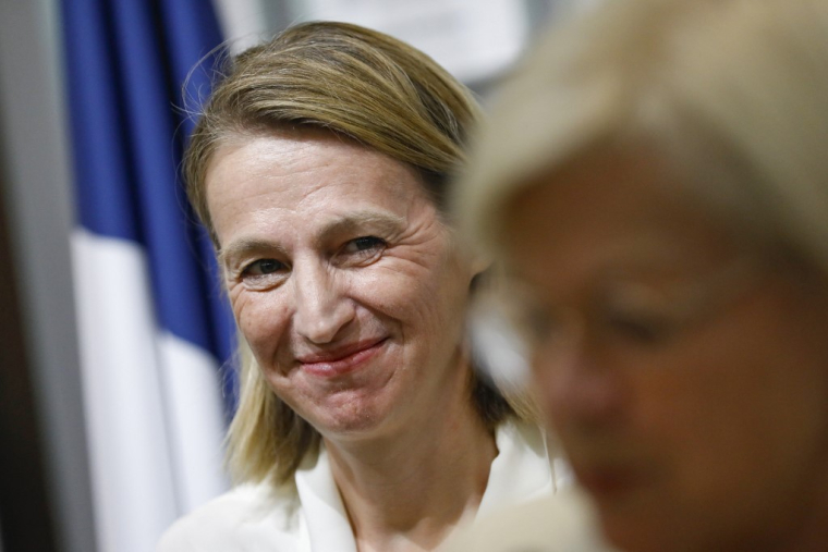 Astrid Panosyan-Bouvet, le 23 septembre 2024, à Paris ( AFP / IAN LANGSDON )