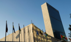 Le siège de l'ONU à New York, le 20 septembre 2022 ( AFP / Ludovic MARIN )