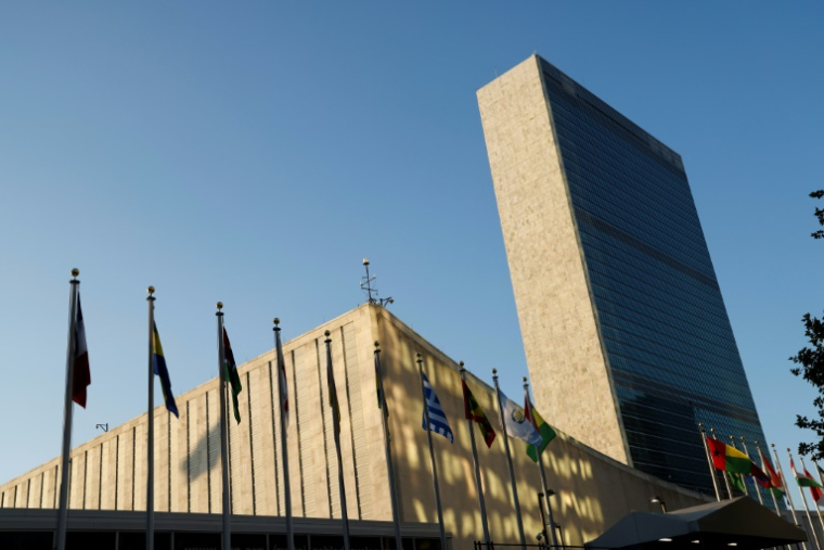 Le siège de l'ONU à New York, le 20 septembre 2022 ( AFP / Ludovic MARIN )