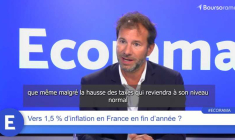 Vers 1,5% d'inflation en France en fin d'année ?