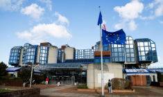 Le palais de justice de Bobigny, le 15 janvier 2024  ( AFP / Ludovic MARIN )