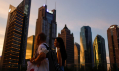 Le quartier financier de Lujiazui à Pudong, en Chine