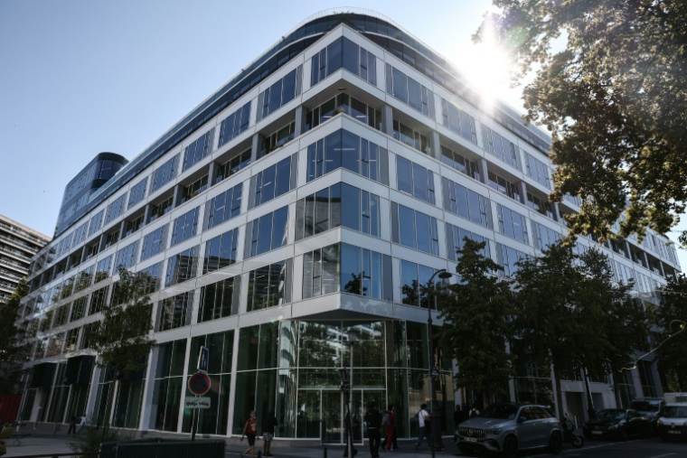 Le siège de l'Arcom à Paris, le 19 septembre 2025. ( AFP / Thibaud MORITZ )