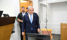 Le Premier ministre israélien, M. Netanyahu, témoigne dans le cadre de son long procès pour corruption, à Tel Aviv