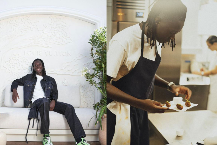 Louis Vuitton et Mory Sacko nous convient à un voyage culinaire au cœur de la Riviera. Crédit photo : Captures Instagram @mory_sacko_