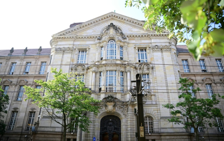 Le tribunal régional de Berlin, le 14 juillet 2025 ( AFP / Tobias Schwarz )