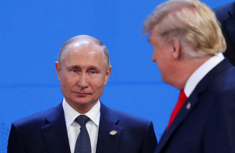 Putin et Trump au G20 en Argentine en 2018