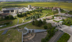 Le laboratoire de recherche souterrain du site d'enfouissement de déchets nucléaires Cigéo à Bure dans la Meuse le 8 août 2024 ( AFP / Jean-Christophe VERHAEGEN )