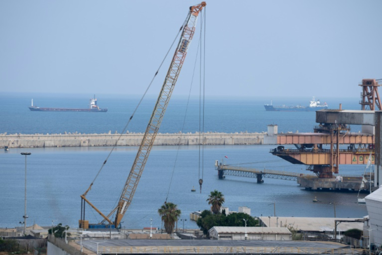 Vue générale du port israélien d'Ashdod, le 9 juin 2025 ( AFP / MAYA LEVIN )