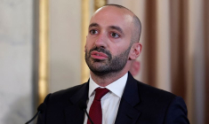 Cérémonie de passation de pouvoir au ministère des Affaires étrangères à Paris