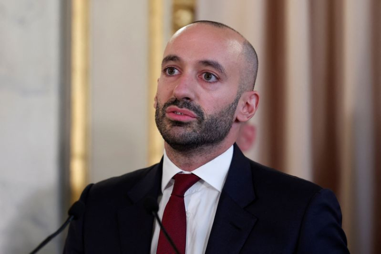 Cérémonie de passation de pouvoir au ministère des Affaires étrangères à Paris