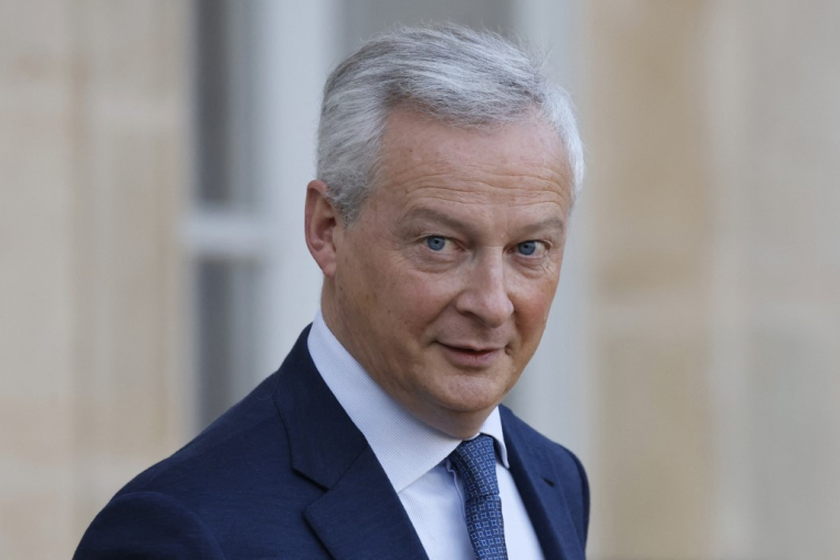 Bruno Le Maire à Paris, le 20 décembre 2023. ( AFP / LUDOVIC MARIN )