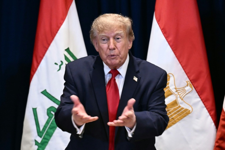 Le président américain Donald Trump au siège des Nations unies, à New York, le 22 septembre 2026 ( AFP / Brendan SMIALOWSKI )