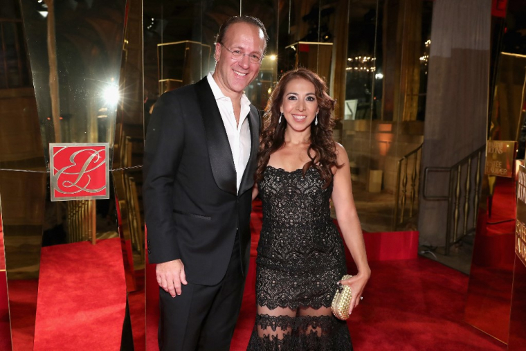 Stéphane et Wendy de la Faverie à New York, aux États-Unis, le 7 septembre 2018. ( GETTY IMAGES NORTH AMERICA / CINDY ORD )