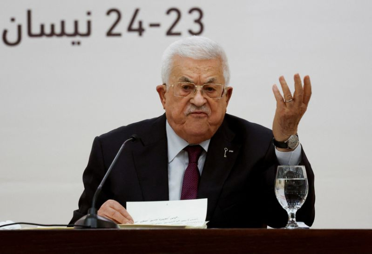 Le président de l'Autorité palestinienne Mahmoud Abbas