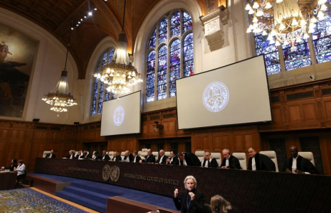 La Cour internationale de justice, à La Haye