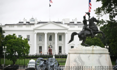 La Maison Blanche avant la visite du président chinois Xi Jinping, à Washington, le 23 septembre 2026 ( AFP / Mandel NGAN )