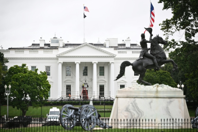 La Maison Blanche avant la visite du président chinois Xi Jinping, à Washington, le 23 septembre 2026 ( AFP / Mandel NGAN )