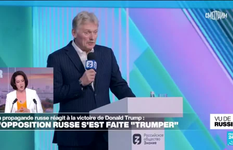 Victoire de Trump : pour la propagande russe, les opposants à Poutine se sont faits "trumper"
