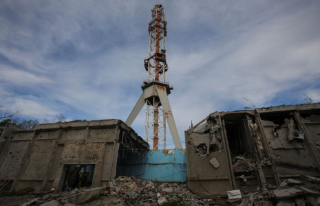 Conséquences d'une attaque de missiles russes à Kharkiv