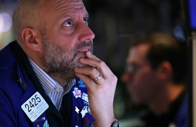 Un opérateur à la Bourse de New York le 20 janvier 2026 ( AFP / TIMOTHY A. CLARY )