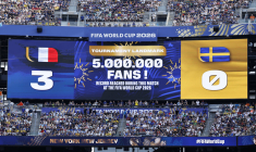 Le cap des 5 millions de spectateurs franchi lors de France-Suède