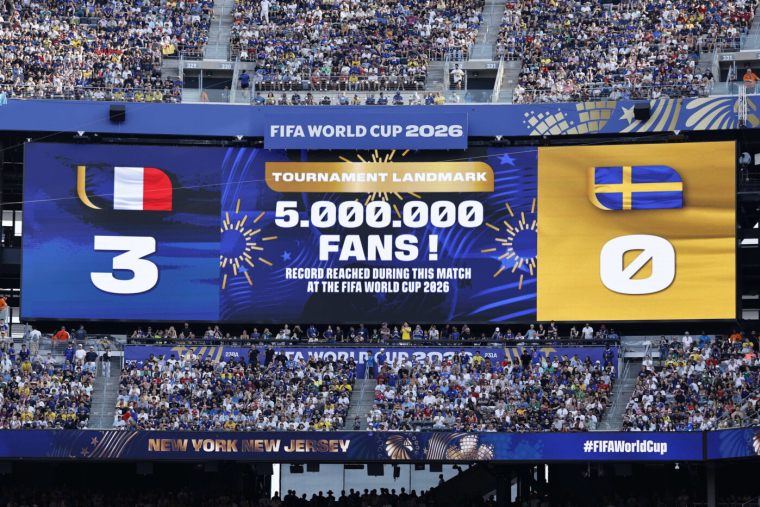 Le cap des 5 millions de spectateurs franchi lors de France-Suède