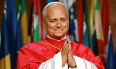 Le pape Léon XIV à l'Unesco à Paris, le 25 septeMbre 2026 ( AFP / Thomas SAMSON )