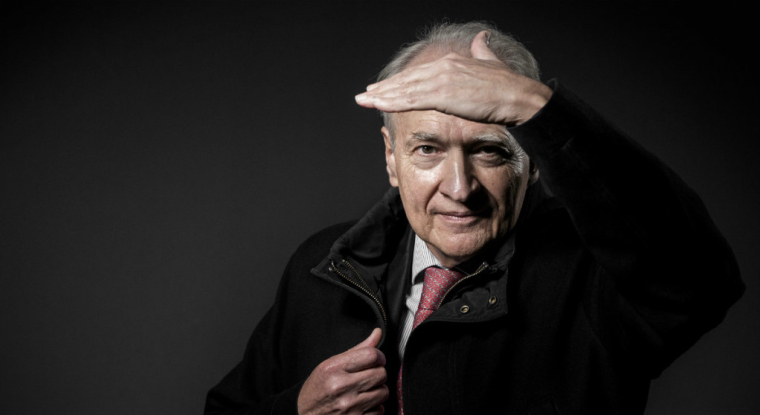 Entretien avec Xavier Huillard, PDG de Vinci.(© J. Saget / AFP)