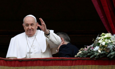 Le pape François prononce son traditionnel message Urbi et Orbi de Noël