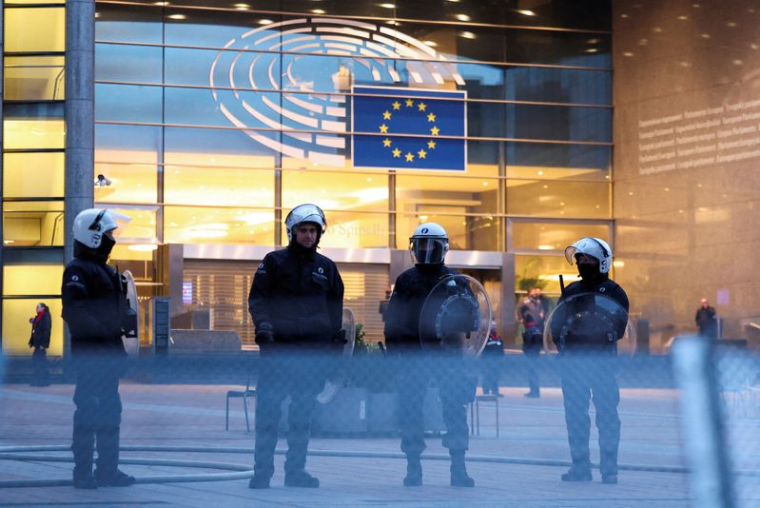 Manifestation des agriculteurs à Bruxelles