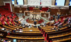Sébastien Lecornu, à la tribune de l'Assemblée nationale (illustration) ( AFP / BERTRAND GUAY )