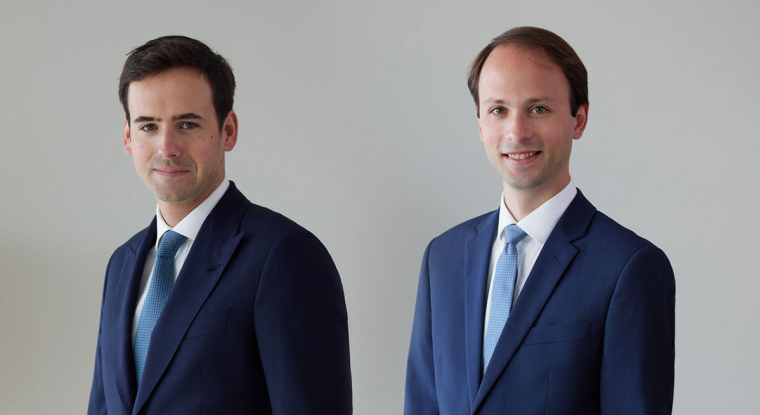 Stanislas Effront et Charles Lepetitpas, gérant du fonds de Pictet AM. (© DR)