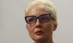 La veuve d'Alexeï Navalny, Ioulia Navalnaïa, à Bruxelles