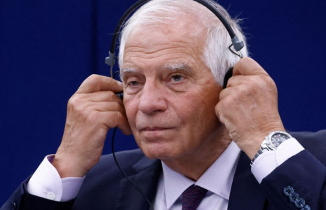 Josep Borrell lors d'une session plénière du Parlement européen à Strasbourg