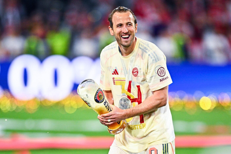 Harry Kane se dit libéré d'un poids après avoir remporté son premier trophée