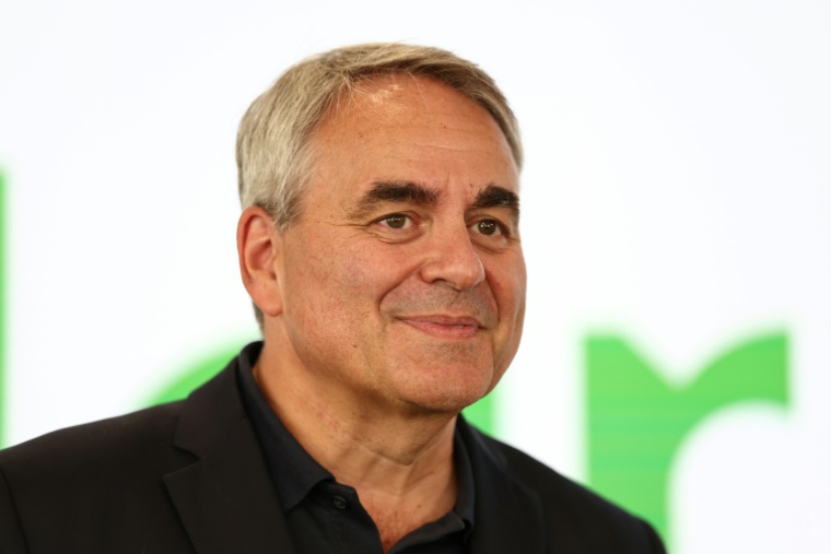 Xavier Bertrand, le 1er septembre 2026 à Châlons-en-Champagne ( AFP / Sameer AL-DOUMY )